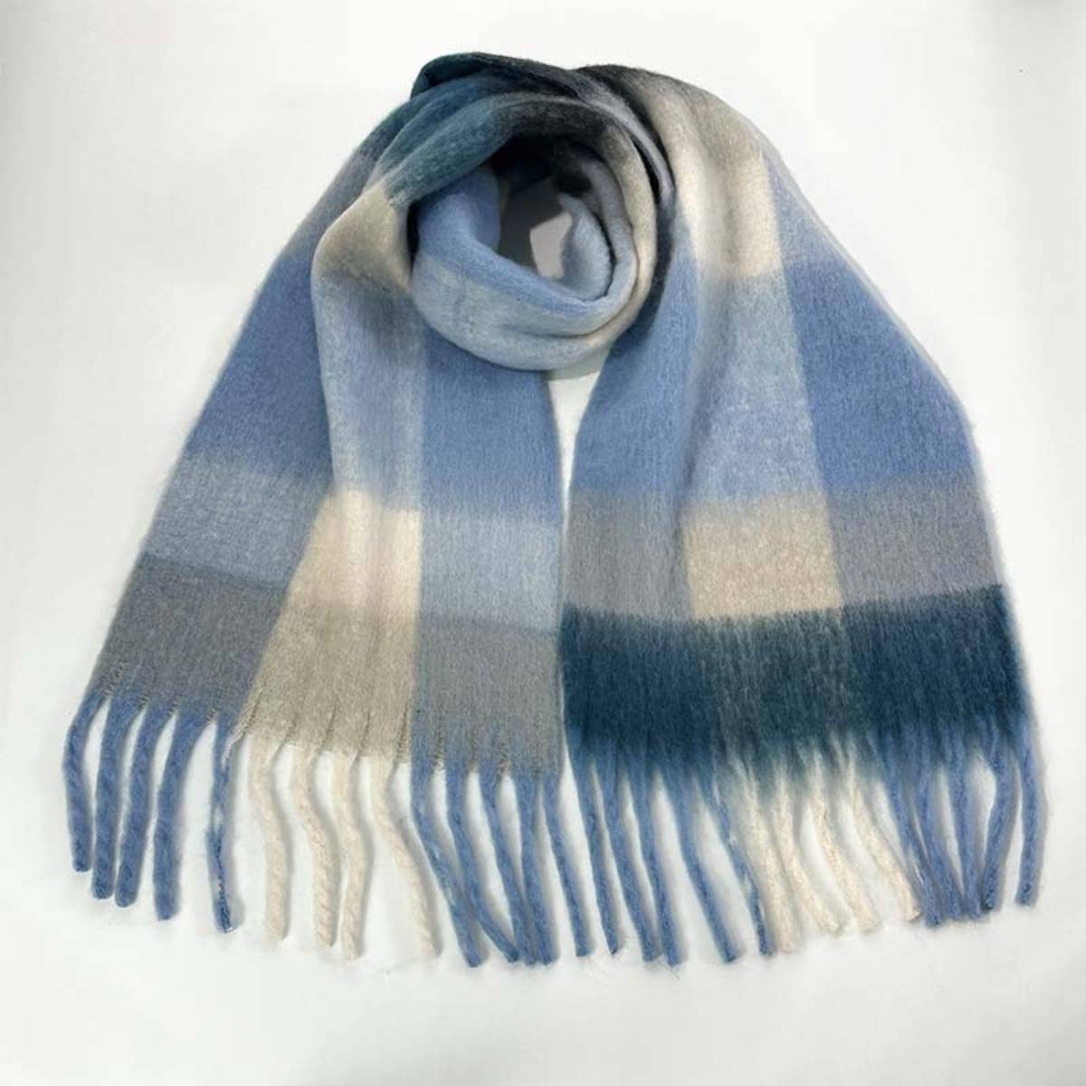 Cwasc1578_Winter Plaid Thickened Warm Scarf Shawl