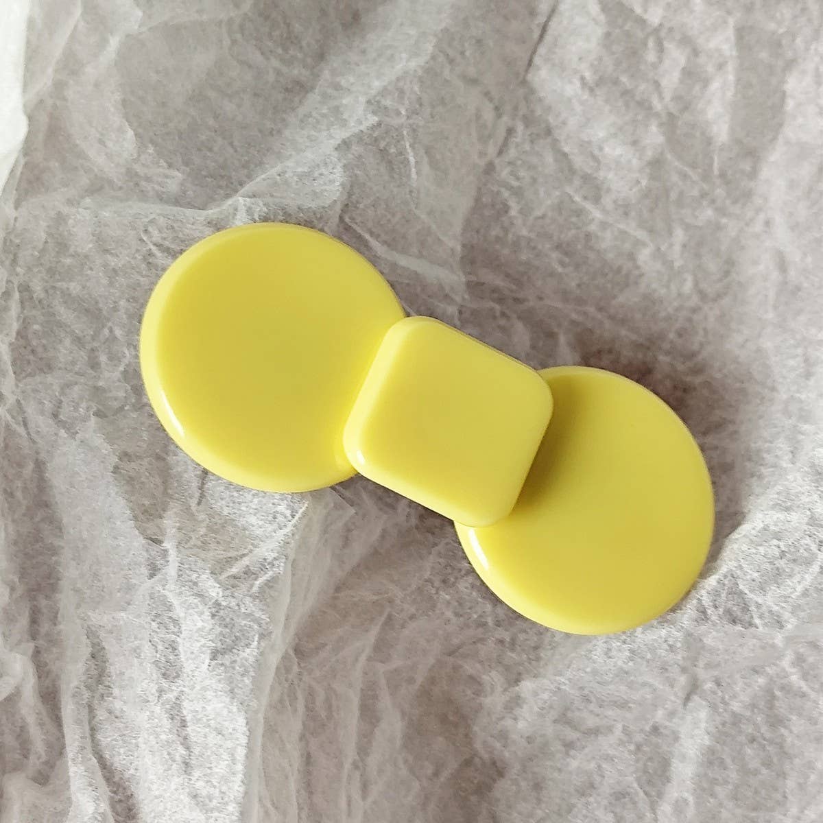 Cute Round Bow Hair Clip ? Colorful Duckbill Claw_Cwaha07186