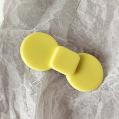 Cute Round Bow Hair Clip ? Colorful Duckbill Claw_Cwaha07186