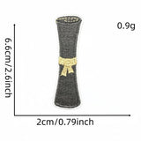 BLACK AND GOLD GRADUATION SEASON EMBROIDERED PATCH_CWMM4057