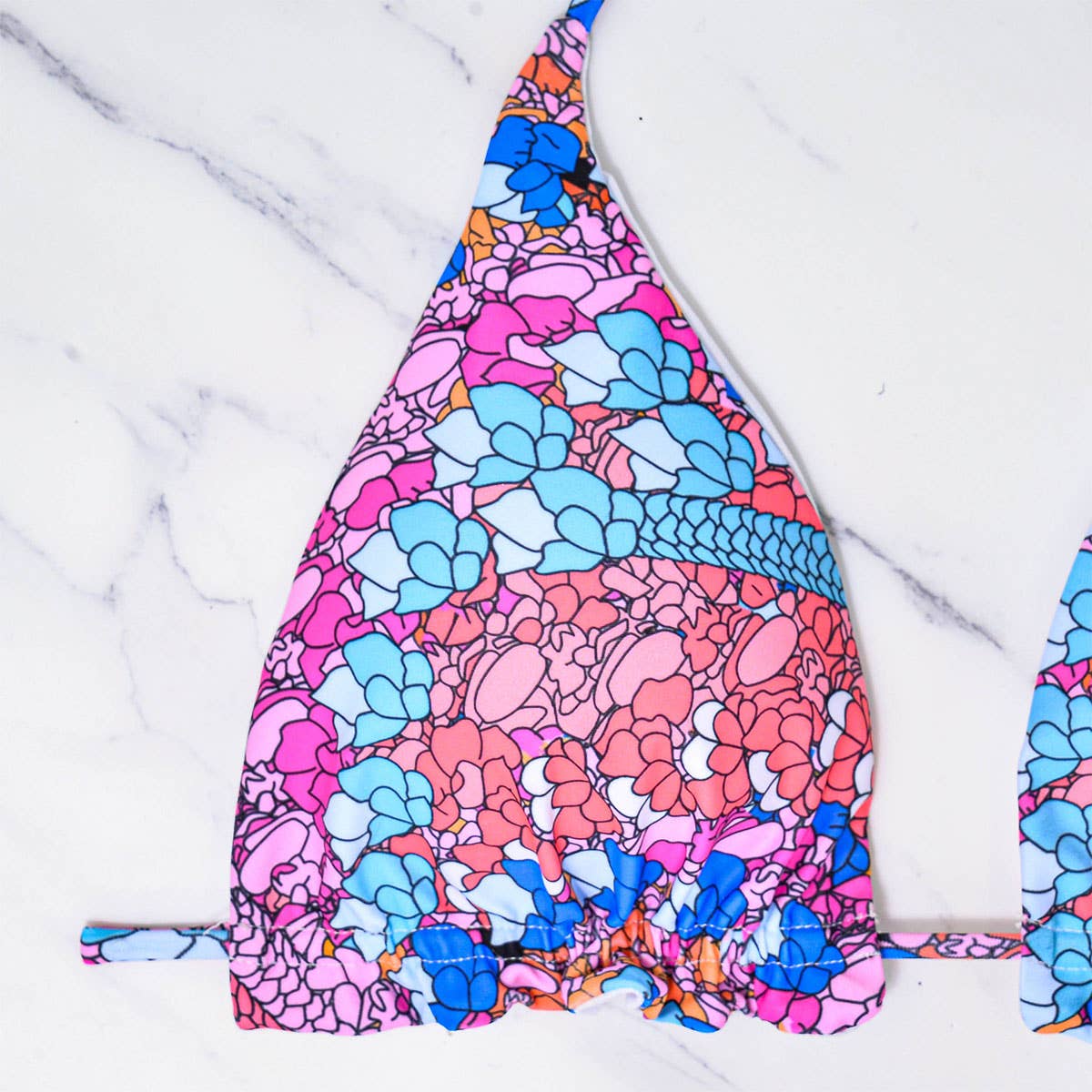 Womens Printed Bikini Sexy Tie-Front Swimwear