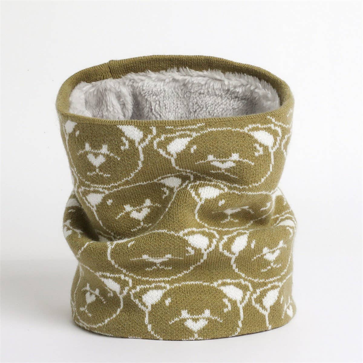 NEW BEAR PLUSH AND THICK WINDPROOF NECK GAITER_CWASC1031