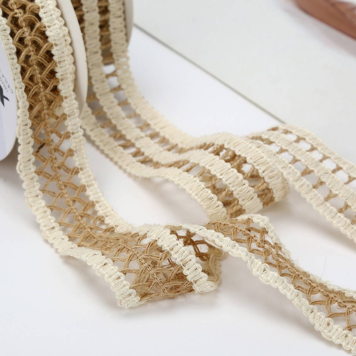HEMP ROPE LACE DIY FABRIC DECORATIVE RIBBON_CWMM5751