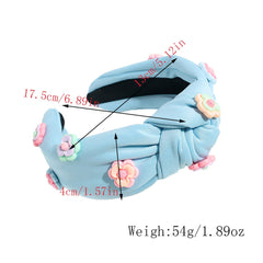 FRESH FLOWER WIDE KNOTTED HEADBAND_CWAHA2304