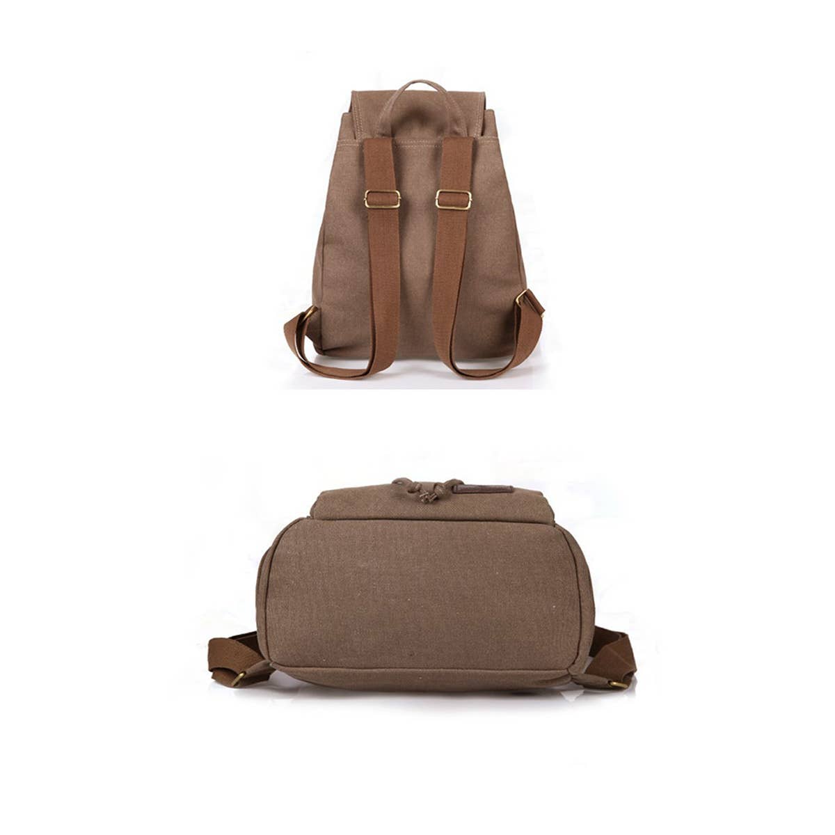 BACK TO SCHOOL CANVAS BACKPACK LAPTOP COMPARTMENT_CWAB2212