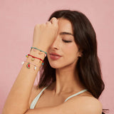 CREATIVE COTTON ROPE BRACELET WITH SHELL EYE_CWAJE4596