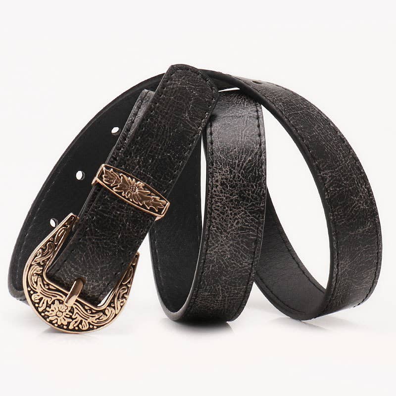 Fashionable Jeans With A High-End Style Belt