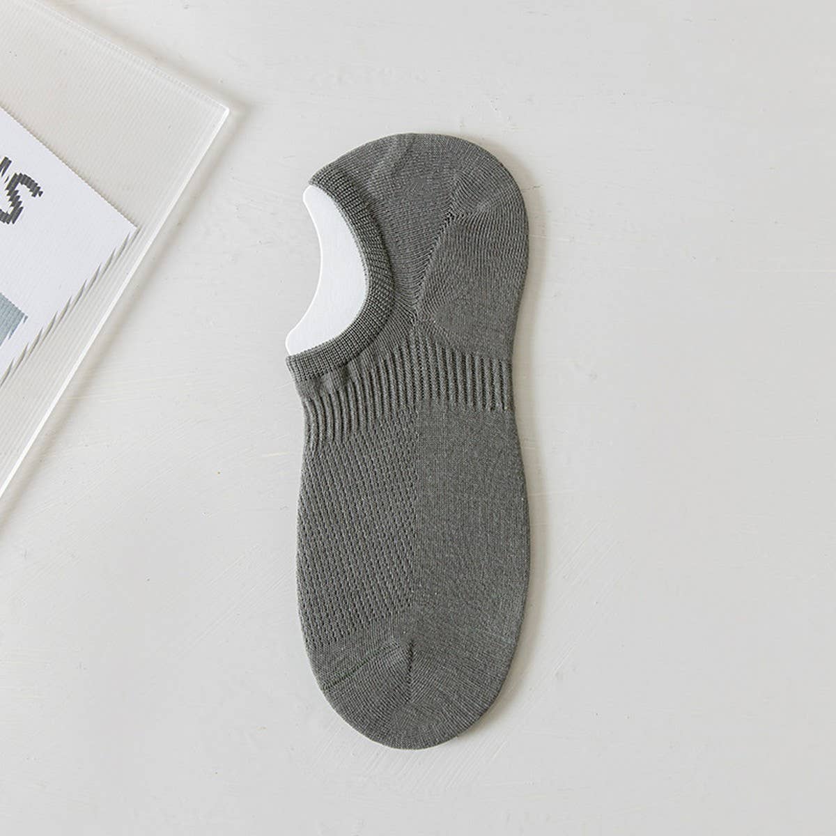 MENS BONELESS MESH SHALLOW INVISIBLE SOCKS_CWMS2011