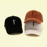 Women Warm Sherpa Fleece Winter Baseball Cap Hat_Cwah04770