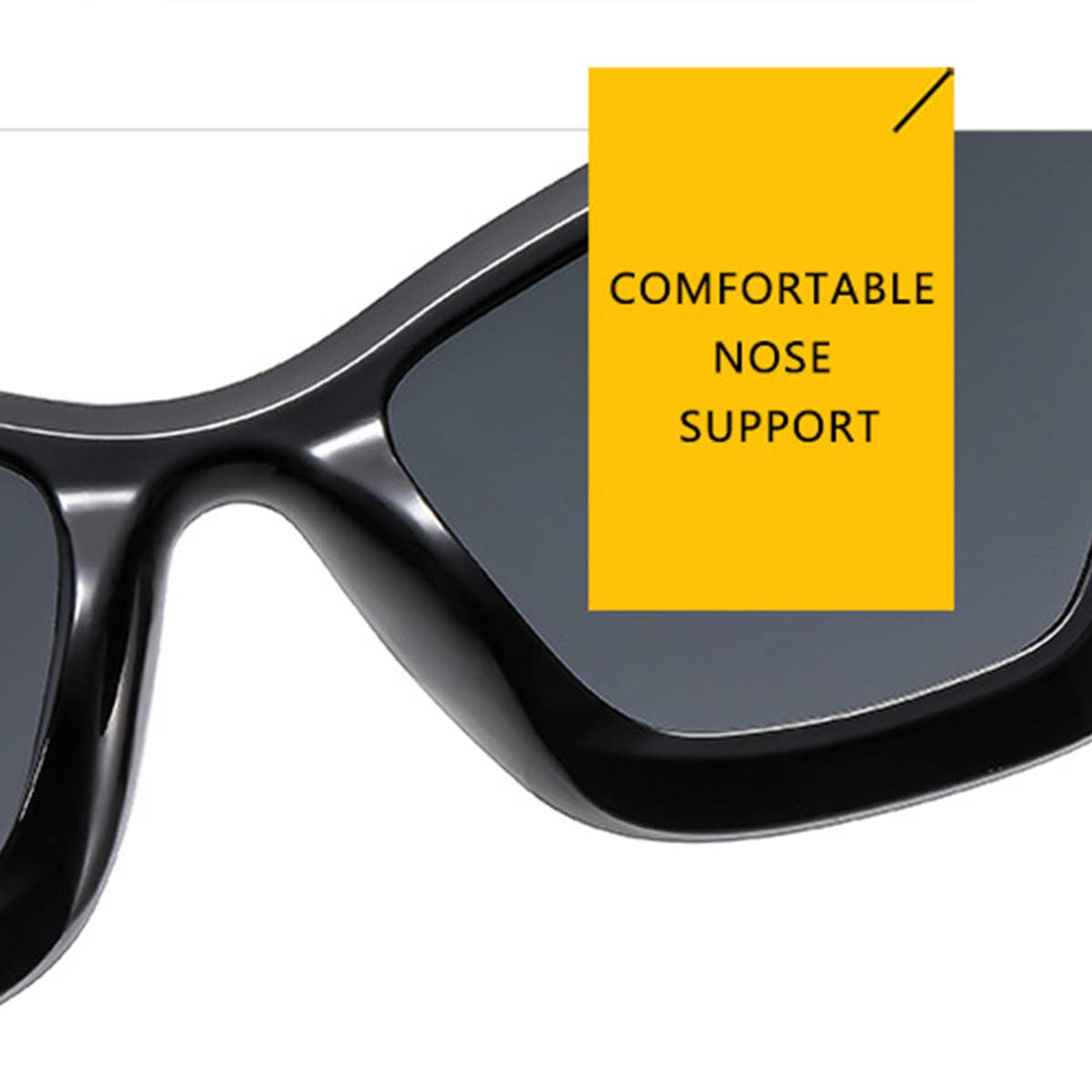 Uv Protection Large Frame Cat Eye Sunglasses_Cwasg0314