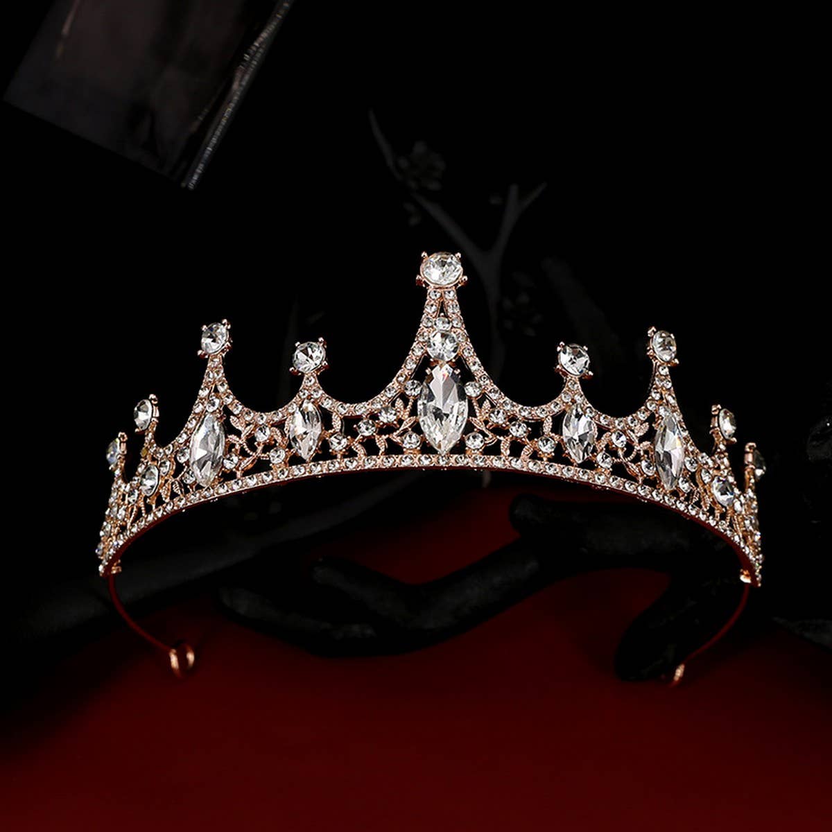 Wedding Accessories Crystal Bridal Crown Tiaras_Cwmm2010