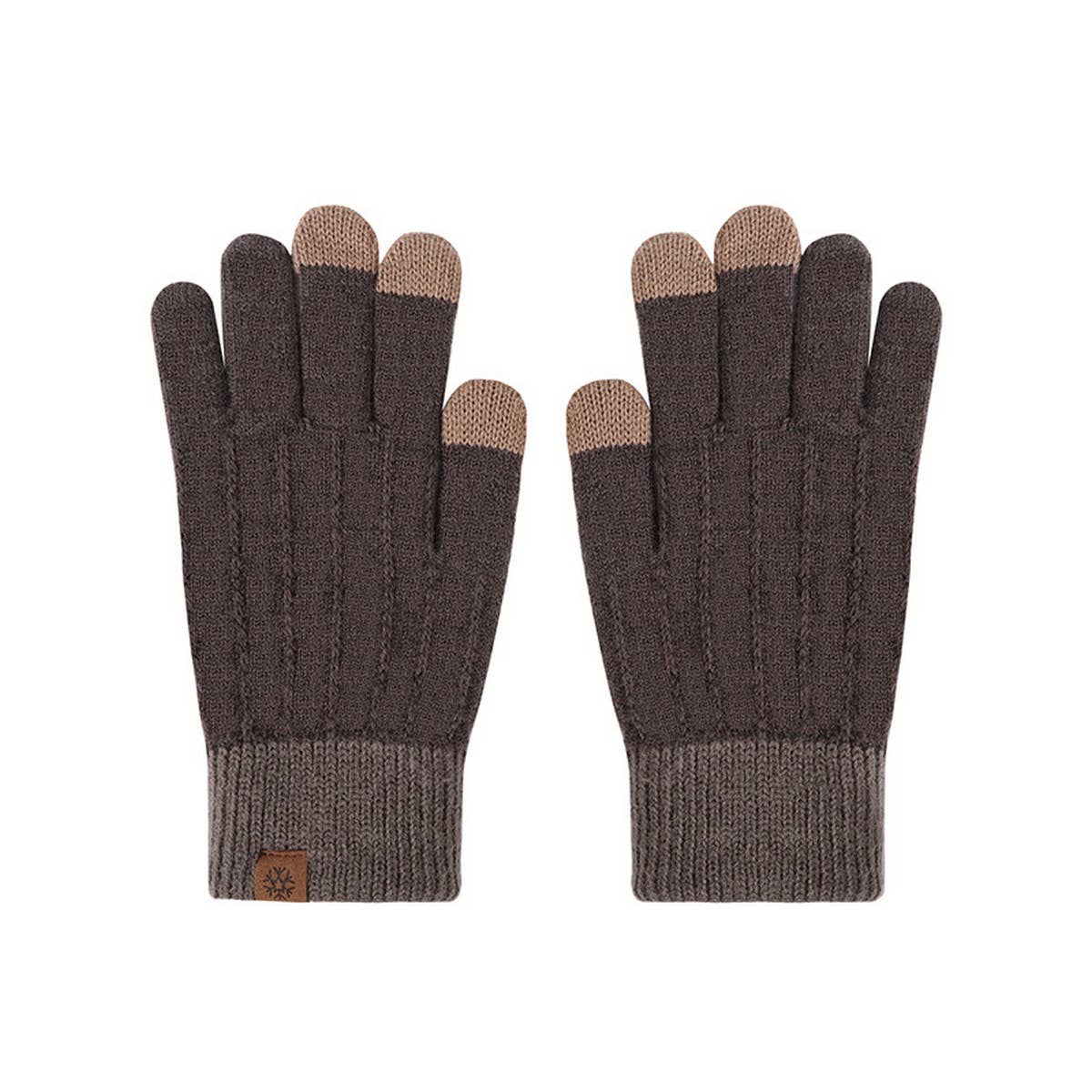 Winter Outdoor Warm Knitted Touch Screen Gloves_Cwag0392