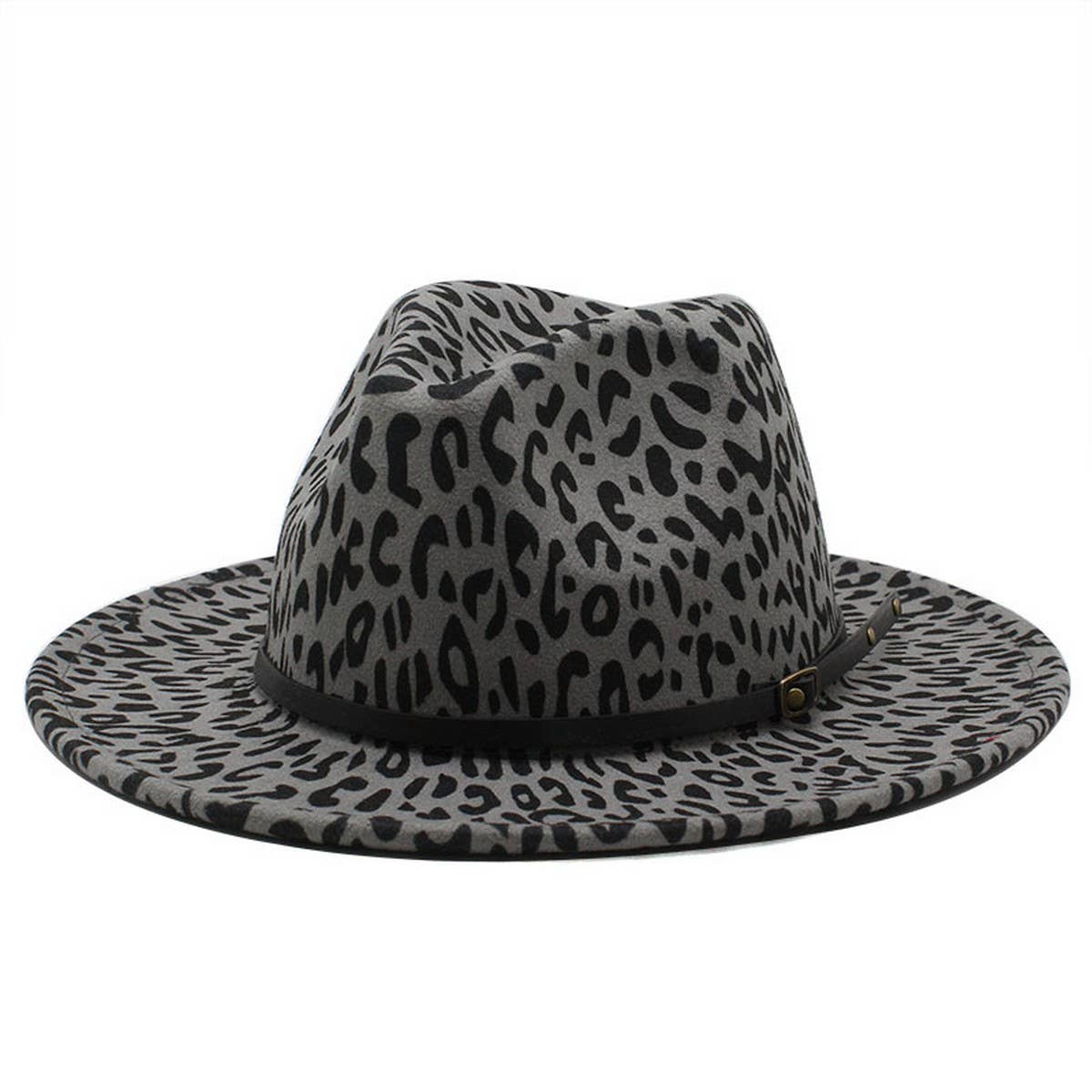 FASHIONABLE LEOPARD PATTERN FAUX WOOL HAT_CWAH2546