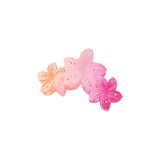 GRADIENT RHINESTONE EGG FLOWER HAIR CLAW CLIPS_CWMM4998