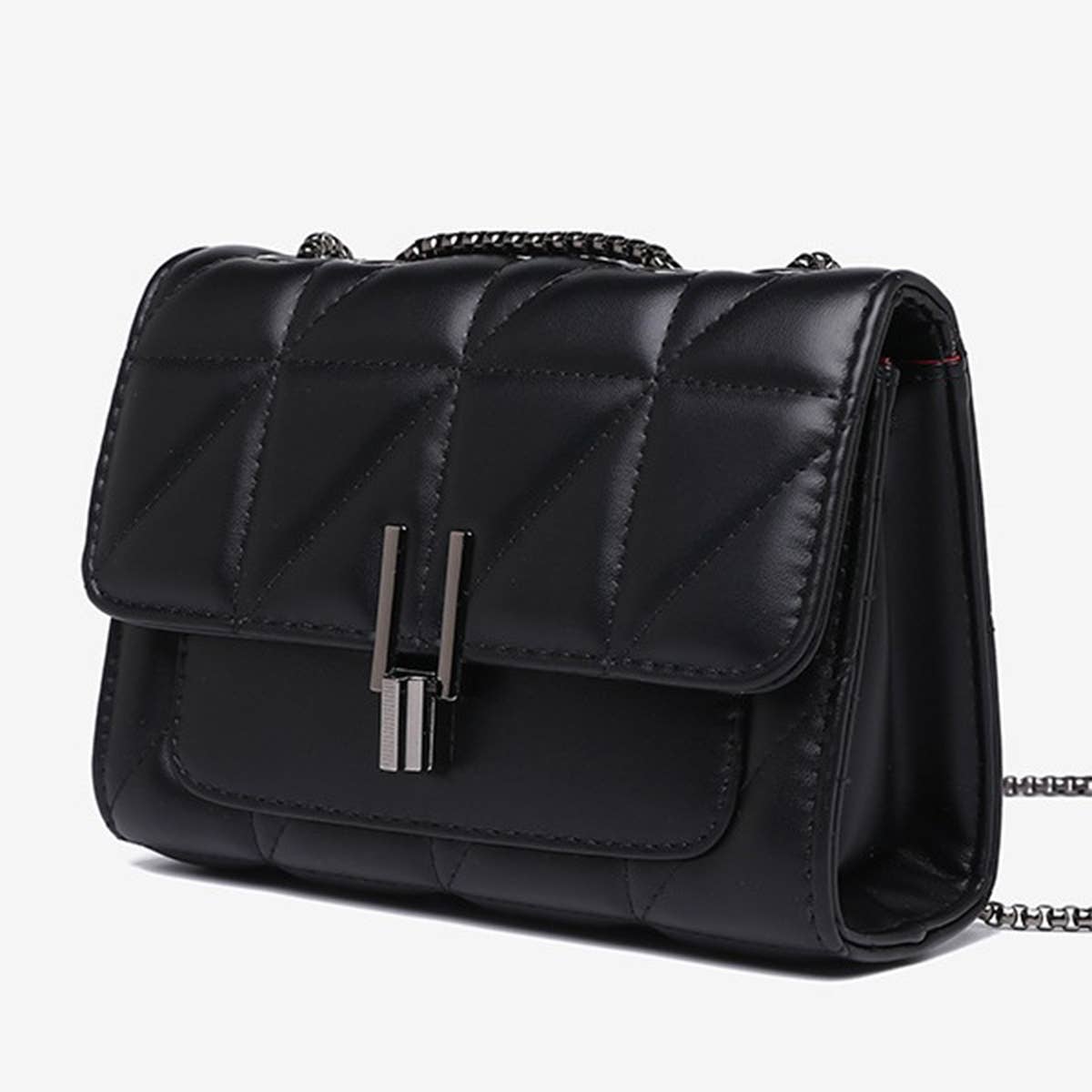 SMALL FRAGRANT STYLE RHOMBUS CHAIN BAG SHOULDER BAG_CUAB0163