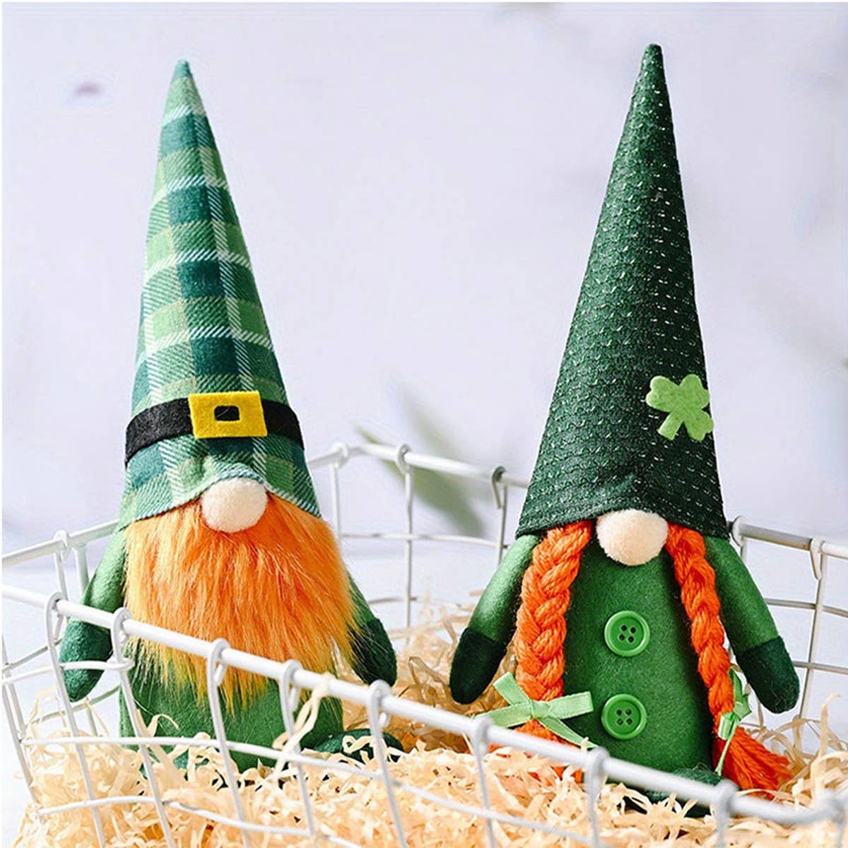 ST PATRICKS DAY DECORATIONS RUDOLPH DOLLORNAMENTS_CWMM3435