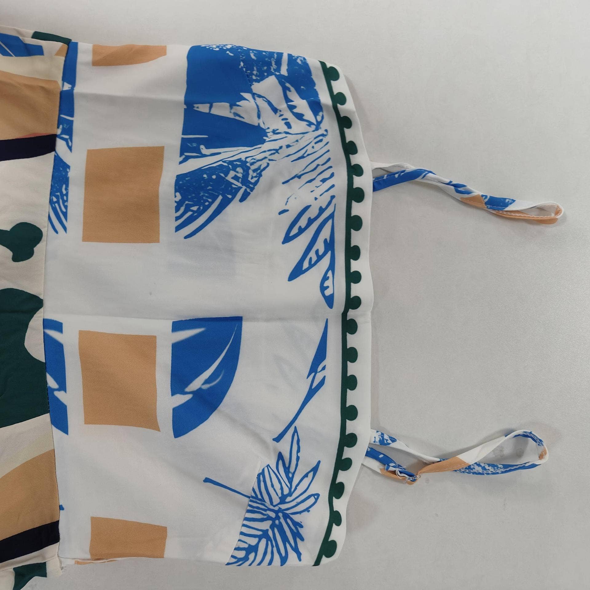 Strapless Skirt Print Graffiti Halter Sexy Dress