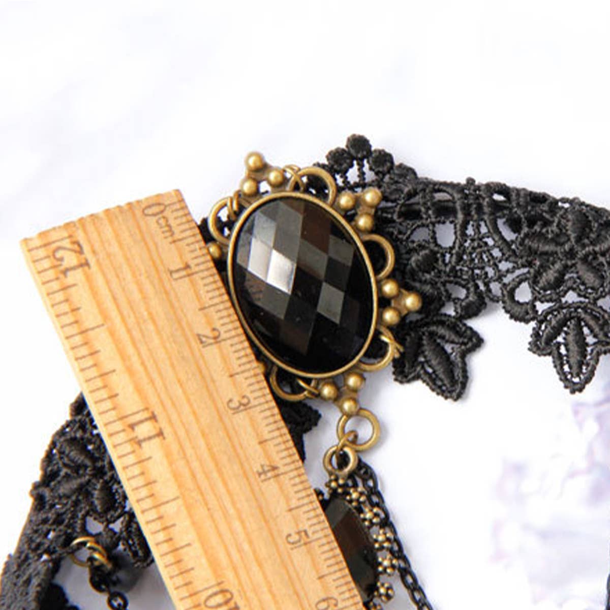 HALLOWEEN GOTHIC BRIDE LACE CREATIVE HAIR HOOP_CWMM0153