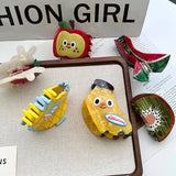 FRUIT SERIES ACETATE HAIR CLIPS WITH SHARK DESIGN_CWAHA5714
