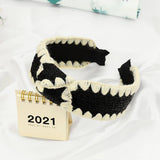 RAFFIA SIMPLE COLOR BLOCKED KNOTTED HEADBANDS_CWAHA1160