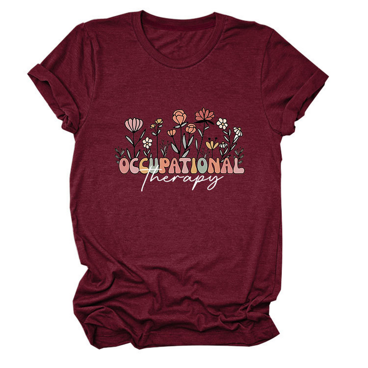 CASUAL CREW NECK TEE OCCUPATIONAL THERAPY THEME_CWTTS1531