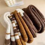 Extra Thick Cashmere Fleece Sleep Floor Socks_Cwms03328