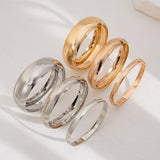 FASHIONABLE CURVED SMOOTH TWIST BRACELET_CWMM3084