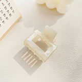High-End Acetate Board High Ponytail Grab Clip