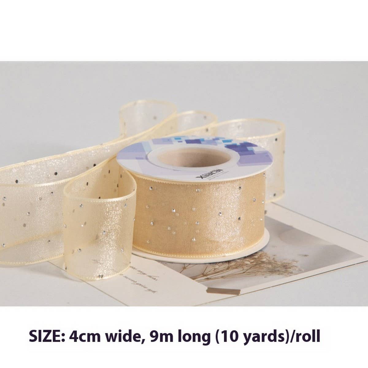 4CM HOT DIAMOND CRINKLE YARN DIY RIBBON_CWMM5750