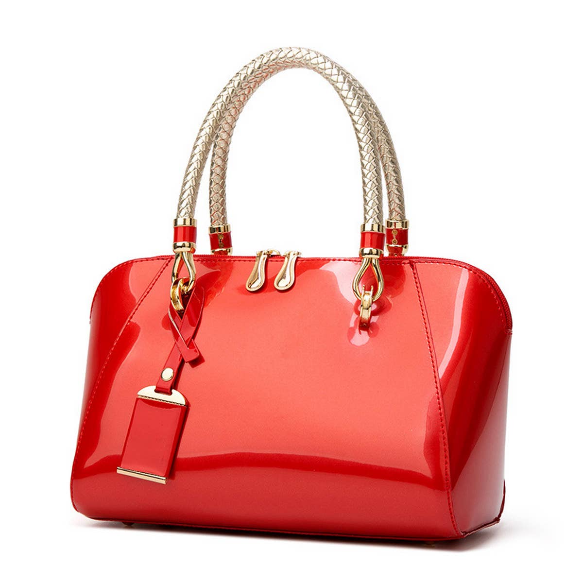 2024 PATENT LEATHER EVENING TOTE BAG_CWAB2636