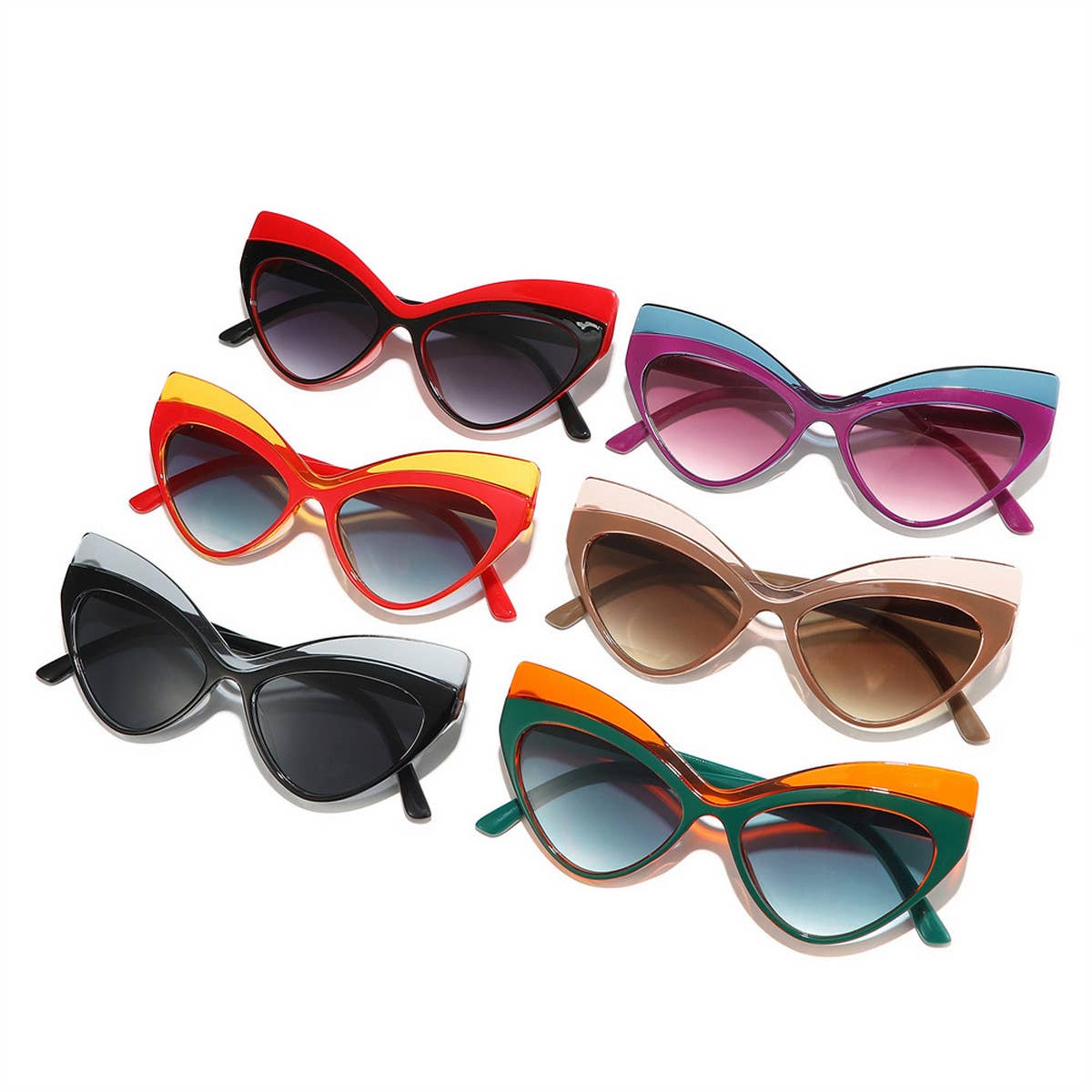 Fashionable Color Matching Large Frame Sunglasses_Cwasg0414