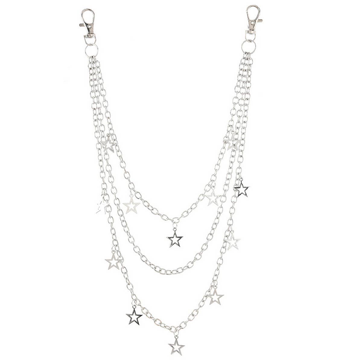 MULTI LAYER CHAIN CASUAL PUNK JEANS CHAIN_CWMM4882