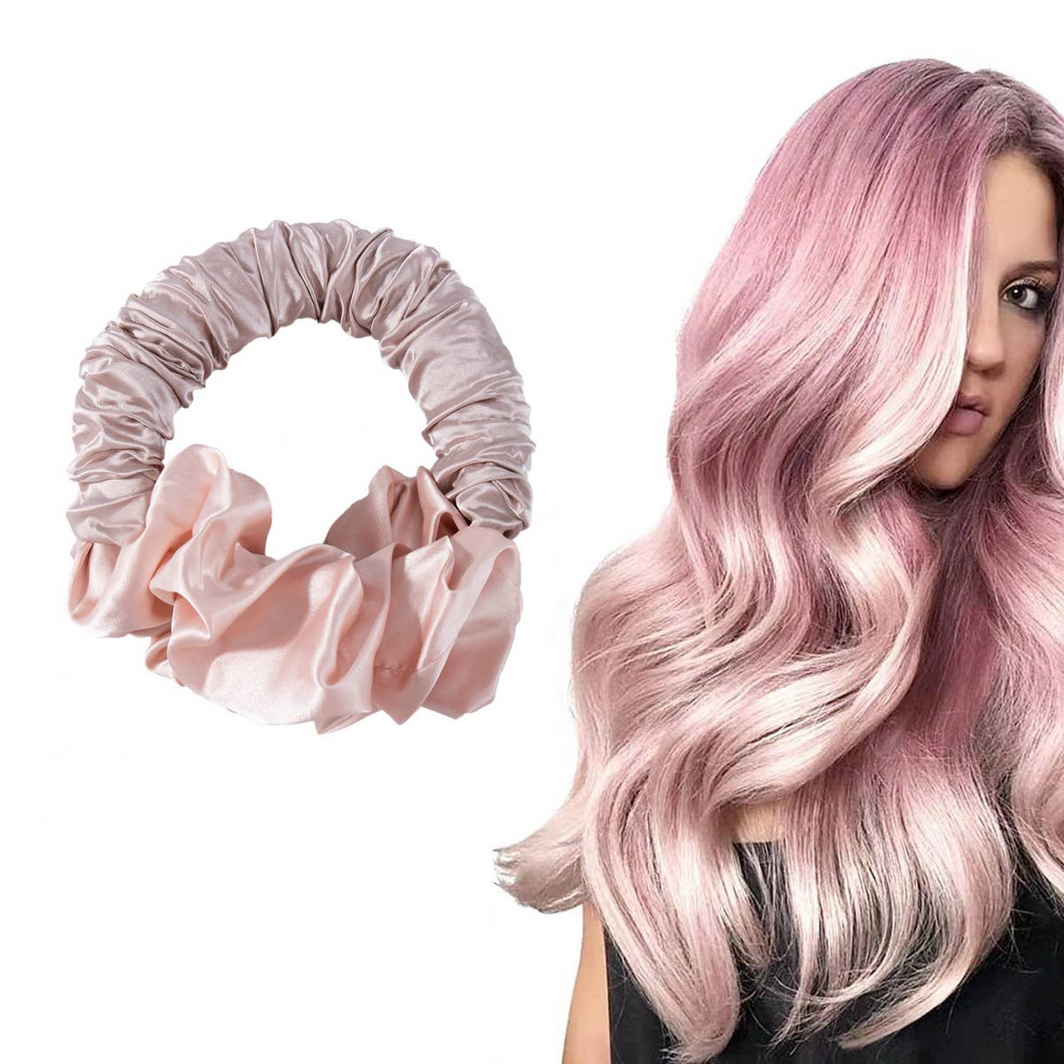 NEW HAIR CURLING IRON LARGE INTESTINE HAIR TIE_CWAHA0866