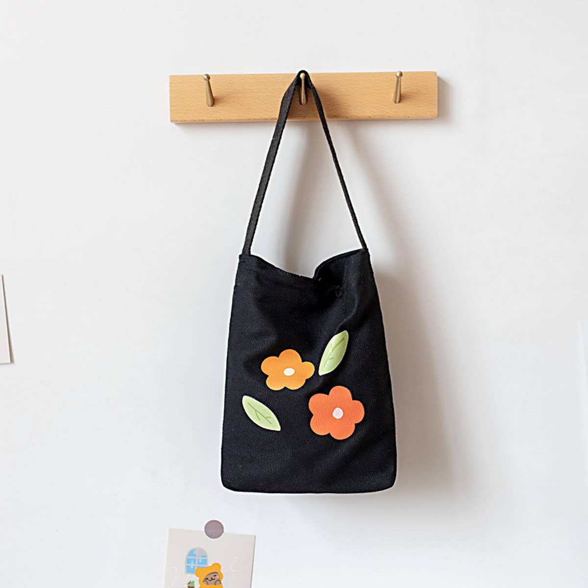 CANVAS TOTE FOR DRINKS PHONE SUMMER STYLE_CWAB5604