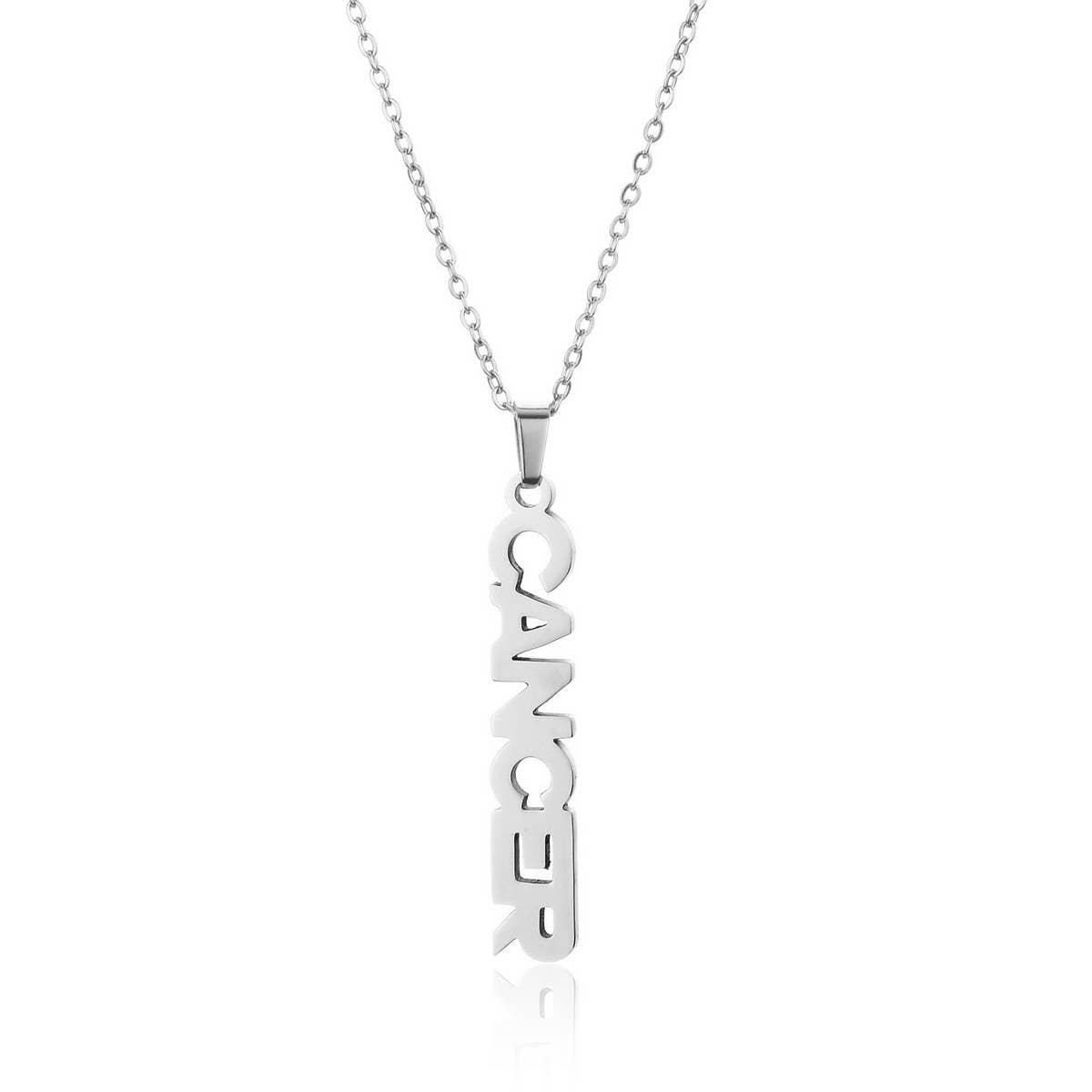 CLAVICLE CHAIN TWELVE ZODIAC TITANIUM NECKLACE_CWMM2717