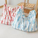 COTTON CANVAS SHOULDER BAG FOR WOMEN LARGE SIZE_CWAB5655