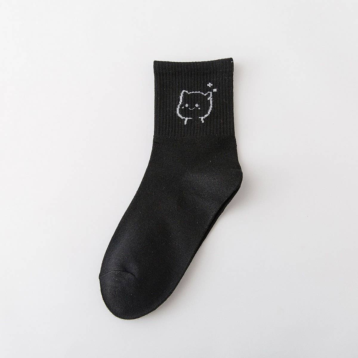 Women'S Fashion Heart Cotton Middle Socks_Cwms1416