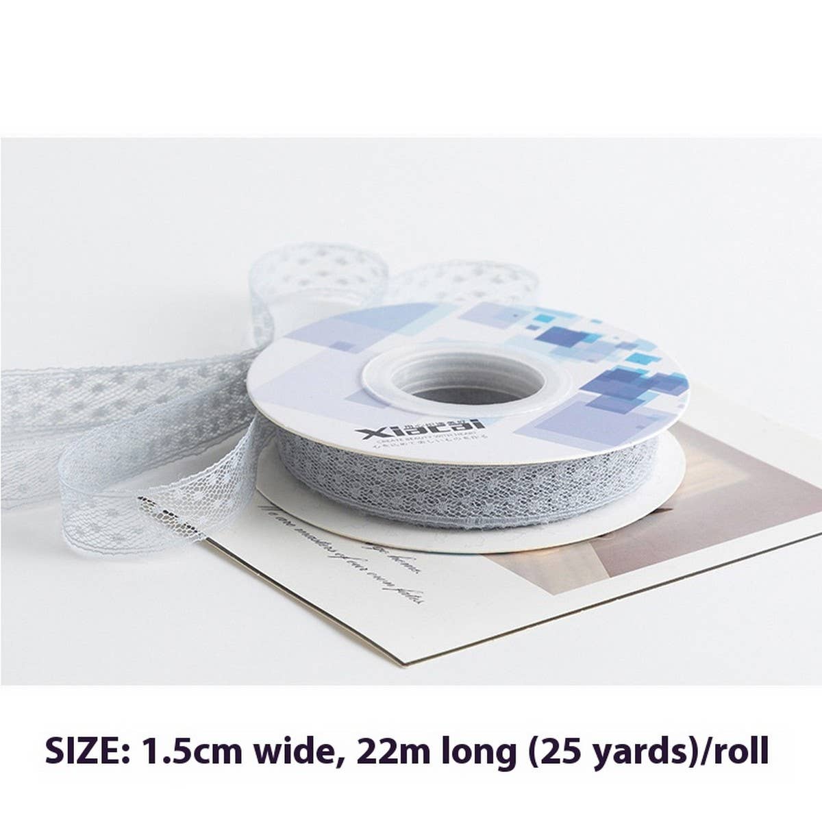 COLORFUL POLKA DOT LACE RIBBON DIY ACCESSORIES_CWMM5747