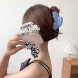 SIMPLE ACETATE HAIR CLAW FRENCH STYLE SHARK CLIP_CWAHA2639