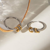 STAINLESS STEEL CONTRASTING HOOP EARRINGS_CWASC1690