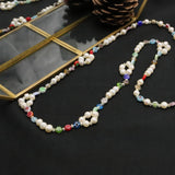 Womens Natural Freshwater Pearl Necklace