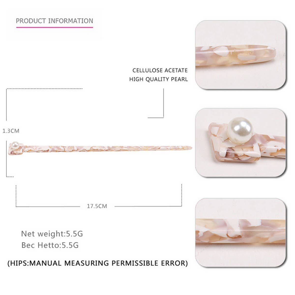 ACETATE HAIRPIN WITH A STRAIGHT HAIRPIN_CWAHA4229