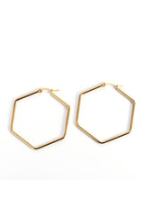 18K Gold Plated Stainless Steel Earrings_Cwaje0403