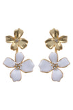 FLOWER DESIGN EARRINGS_CWAJE0460