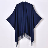2024 NEW SOLID COLOR TASSEL SPLIT SHAWL_CWASC0962
