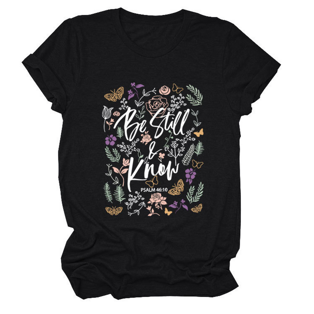 Womens Faith Tee, Be Still And Know_Cwtts1480