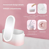 PORTABLE DRESSING BOX WITH LED LIGHT MIRROR_CWMM5633