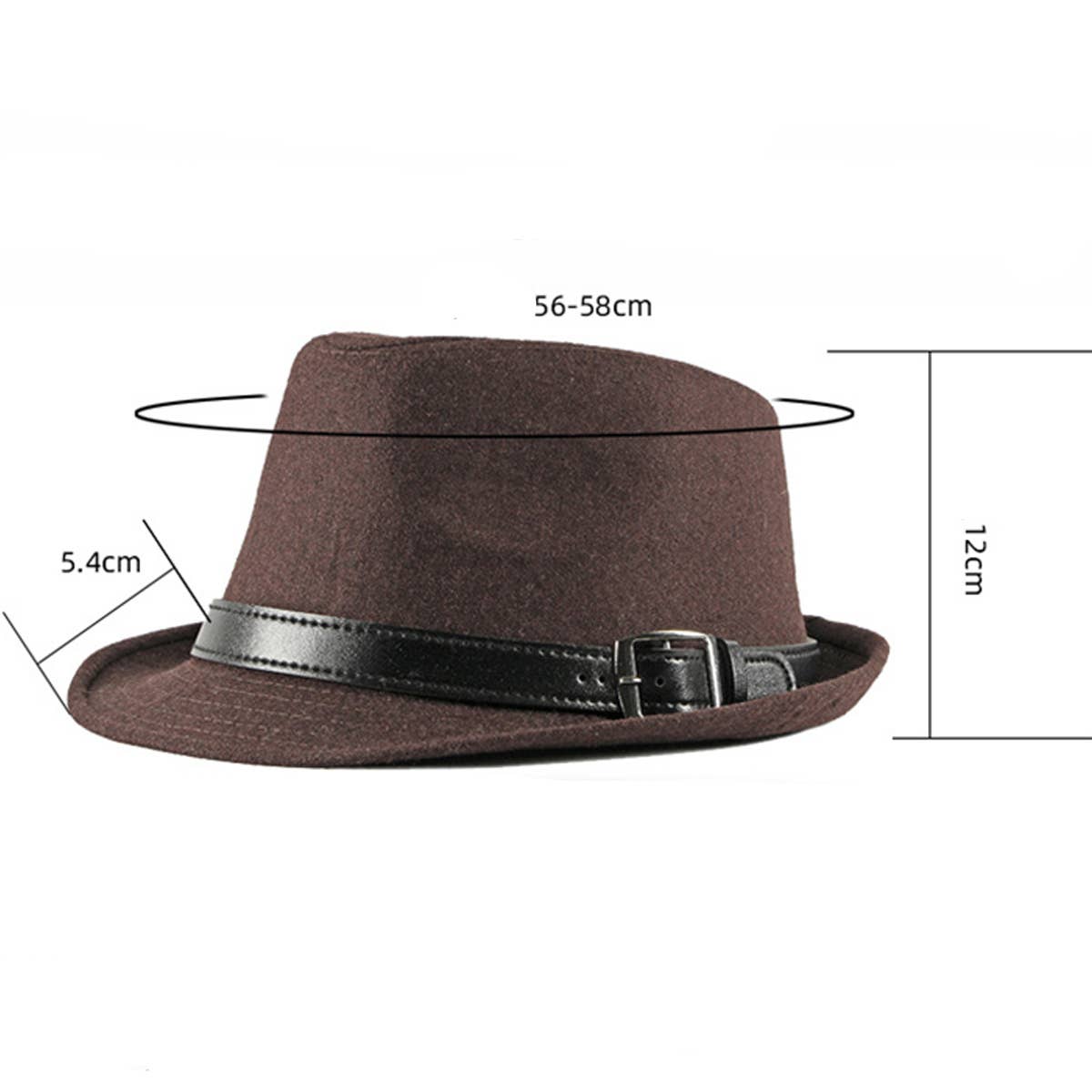 AUTUMN AND WINTER SIMPLE WARM JAZZ HAT_CWAH1918