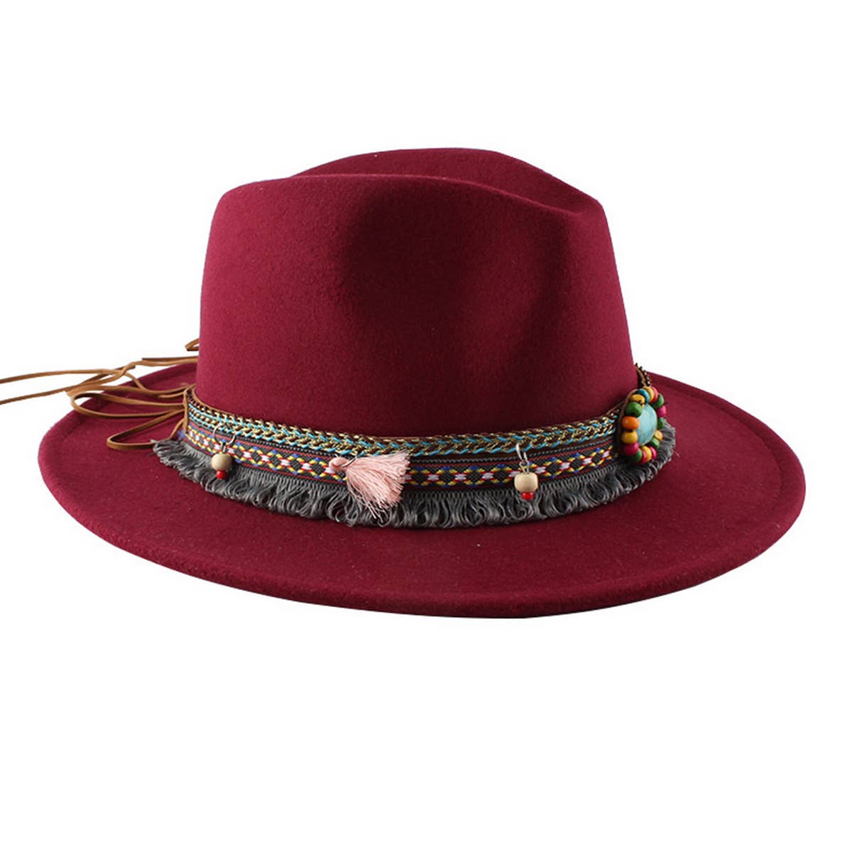 Women Retro Warm Felt Hat Jazz Hat_Cwah0753