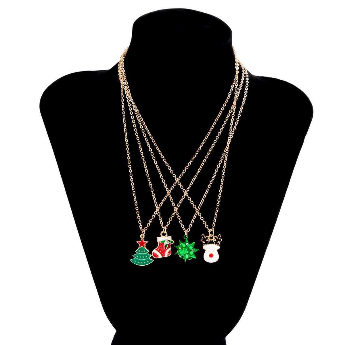 SIMPLE CUTEANDCREATIVEMULTI ELEMENT NECKLACE_CWAJE1487